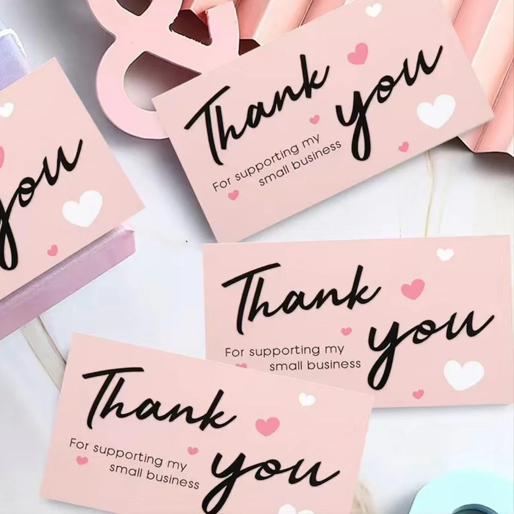 50 Thank You Cards Note Business Gifts Mail Shipping Supplies